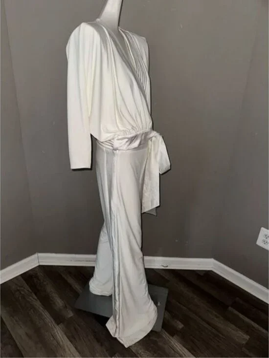 NWT Zhivago Weld Jumpsuit in White Size 8 $600 - Picture 8 of 11